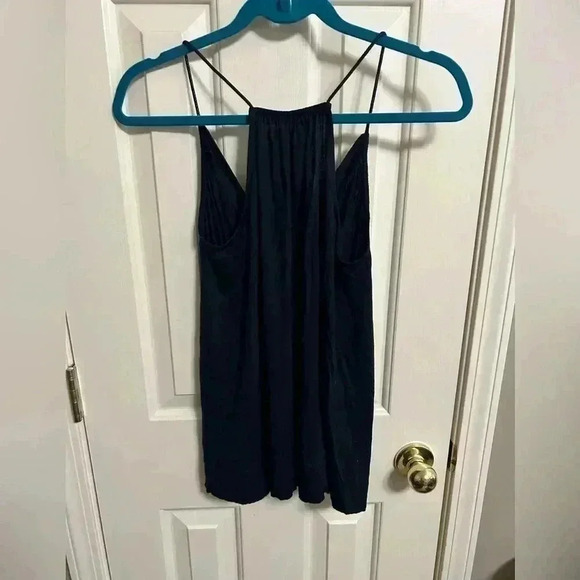 Bailey 44 Aviary Surplice Strappy Navy Blue Tank Top Size Small - Picture 3 of 7